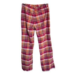 Banana Republic Plaid Long Italy Pants Women's size 6 *FLAWS*
